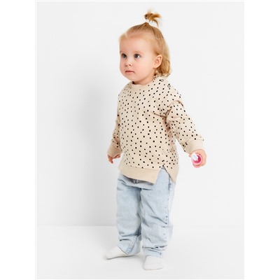 Джемпер для девочки «Крошка Я. Киса», рост 62-68 см, бежевый