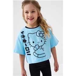 Фуфайка трикотажная для девочек (футболка) PLAYTODAY, 1241303