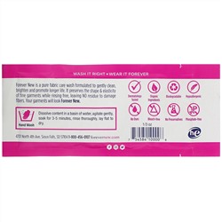 Forever New, Fabric Care Wash, Granular, Original, 0.33 oz (10 g)