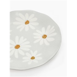 Тарелка плоская «Ромашки», d=21.5 см, керамика