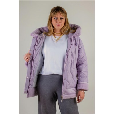 Куртка верблюжья шерсть, арт.310 (Сиреневый)