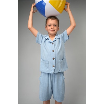 Льняной костюм для мальчика Happyfox