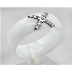 Кольцо с керамикой