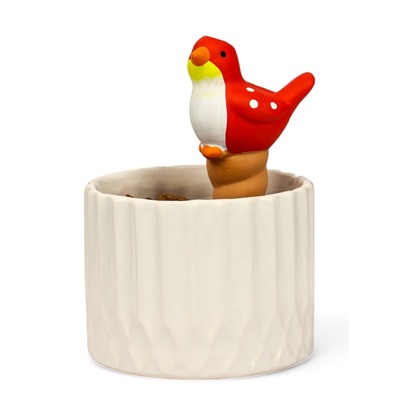 Автополив для комнатных растений «Птичка», 16.5×8.5 см, керамика, набор 4 шт., МИКС