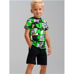 Комплект трикотажный для мальчиков: фуфайка (футболка), шорты