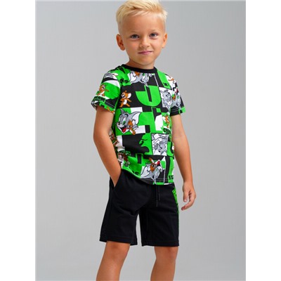 Комплект трикотажный для мальчиков: фуфайка (футболка), шорты