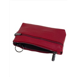 Женский кошелёк  из натуральной кожи, цвет бордово-красный