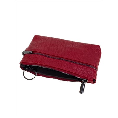 Женский кошелёк  из натуральной кожи, цвет бордово-красный