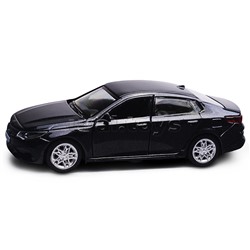 Машина металл KIA OPTIMA длина 12 см, двери, багаж, инерц, черный, в коробке