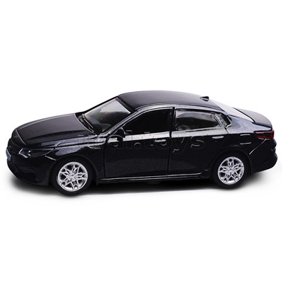 Машина металл KIA OPTIMA длина 12 см, двери, багаж, инерц, черный, в коробке