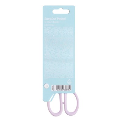 Ножницы 17 см ErichKrause EasyCut "Pastel" микс