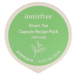 Innisfree, Капсульная маска для лица, зеленый чай, 10 мл (0,33 жидк. унции)