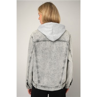 Женская джинсовая куртка с капюшоном Happyfox