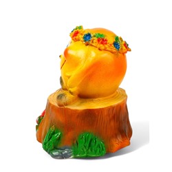 Садовая фигура из гипса «Кругляш с венком», 45×35×35 см