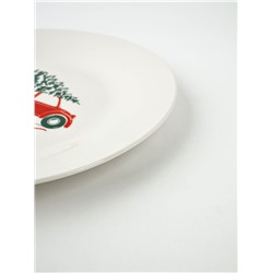 Тарелка новогодняя плоская «Чудесное время», d=20 см