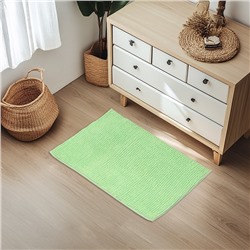 Коврик для дома Доляна «Букли», 50×80 см, зелёный