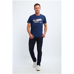 Футболка мужская 058 (Индиго)