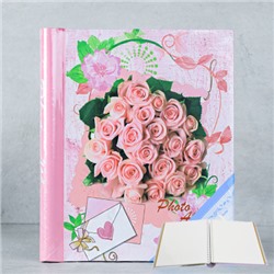 Фотоальбом магнитный 20 листов Цветы / 3032N /уп 40/микс 4 вида