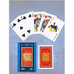 Карты игральные пластиковые красные