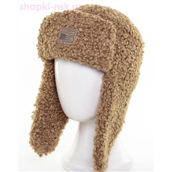 Руна модерн шеврон барашек королевский Ушанка женская (56-59)