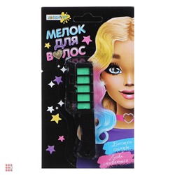 Мелок для волос, вазелин, воск, 9,6х17см, 6 цветов