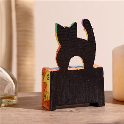 Вечный календарь «Котёнок», 7×4×10 см, дерево, 2 языка, МИКС