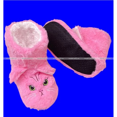 6 ПАР - Носки-САПОЖКИ женские с мехом Мордочки ВЫСОКИЕ № 2