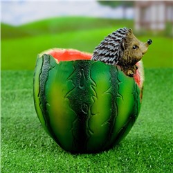 Декоративное кашпо для цветов «Арбуз», 14×17 см, полистоун