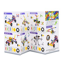 Конструктор "Вертолет и пушка" в коробке