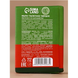Новогодний подарочный набор косметики «Уют и тепло»: мыло для рук кусковое 100 г и мочалка для тела, URAL LAB