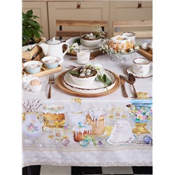 Скатерть Этель «Пасхальные куличи» 110×147 см, 100% хлопок, саржа 190 г/м²