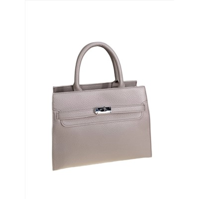 Женская сумка из искусственной кожи, цвет серо-бежевый