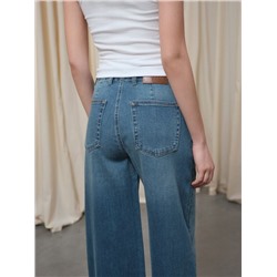 Актуальная коллекция CONTE CON-806 Джинсы wide leg ULTRA-LONG с талиевыми вытачками по спинке