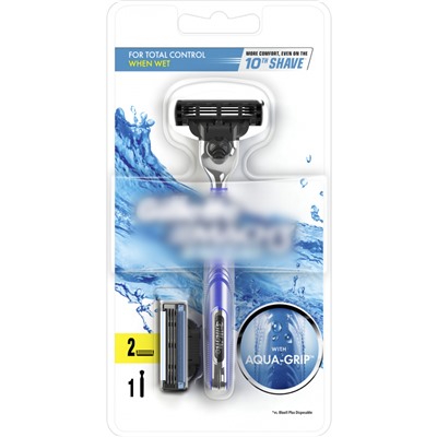 Станок для бритья Dʤɪˈlett МАК-3 Start/AQUA-Grip (+2 кассеты) (без подставки) (Оригинал)