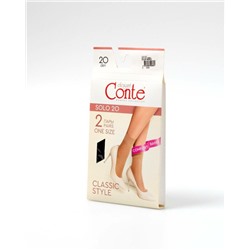 Полиамидные CONTE SOLO 20  Носки женские