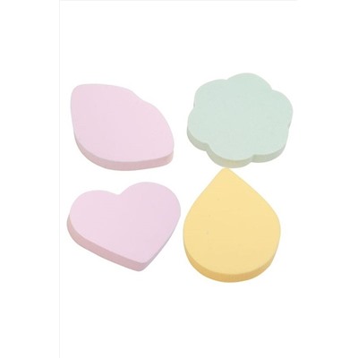 Dewal Beauty Набор спонжей для макияжа SP-05, ассорти, латекс, 4 шт. KRISTALLER, 1117406