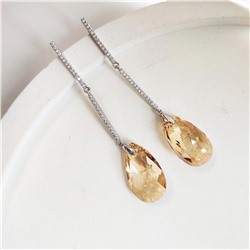 Серьги с кристаллами Swarovski
