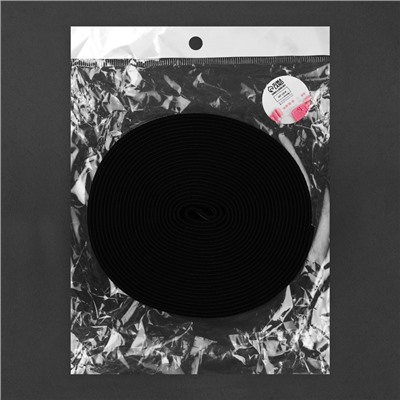 Резинка тканая, мягкая, 40 мм, 4.5±1 м, чёрная, белая