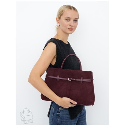 Сумка женская кожаная 990172NN wine red Natale Navetta