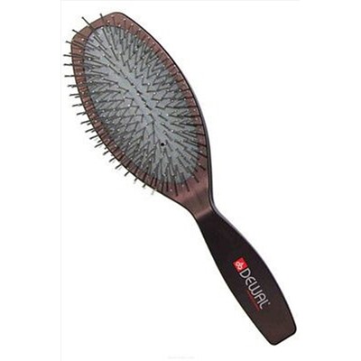 Dewal Расчёска массажная для волос / Coffee BR-6306, коричневый KRISTALLER, 1111916