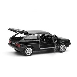 Машина металл LADA 2108 "Спутник", 12см, (свет-звук,откр. дв, баг.) инерц., в коробке