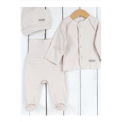 Комплект (Распашонка+Ползунки+Шапочка) BABY BOOM, 1029629