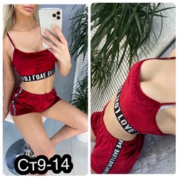Женский комплект топик с шортами