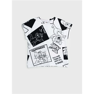 Фуфайка трикотажная для девочек (футболка)