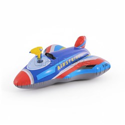 Игрушка надувная для плавания "Истребитель" 117*104 см, 2 цвета, от 3-х лет, 57531NP INTEX