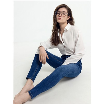 БРЮКИ ЖЕНСКИЕ ДЖИНСОВЫЕ 2024-DTW2102-1