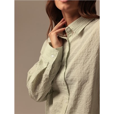 Сорочка ночная женская SL HOME Basic, размер 44-46, зелёная