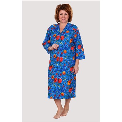 Ефросинья - халат синий