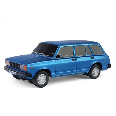 Машина р/у LADA ВАЗ-2104 18 см, (свет, синий) в коробке
