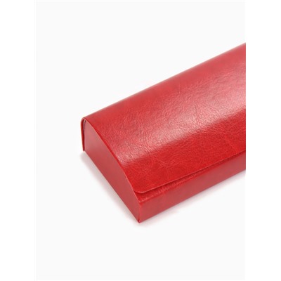 Футляр для очков на магните, 15.5×3.3×6 см, красный